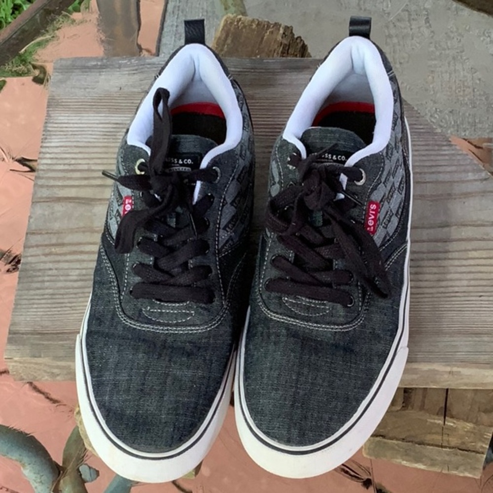 Levi's Denim And White Casual Shoes View 2